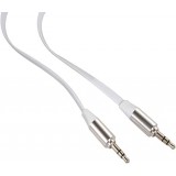 Laidas 3.5mm - 3.5mm (K-K) stereo 1m baltas (white) Maclean MCTV-694 